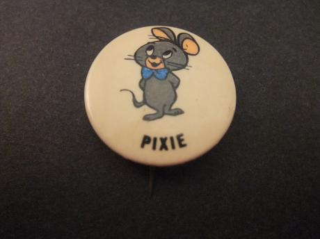 Pixie uit de tekenfilmserie The Huckleberry Hound Show van 1958 tot 1961